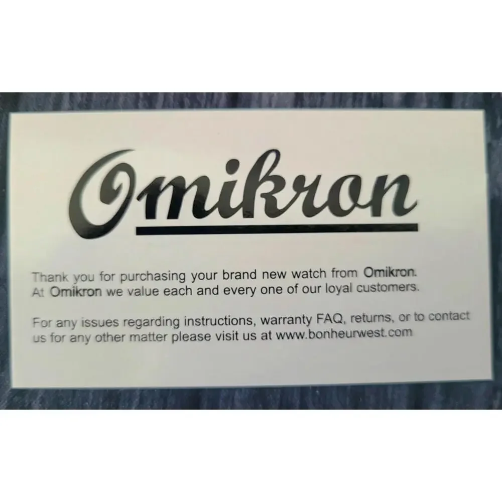 Rare Omikron Marauder‎ Mens Elegant Dress Watch New In Box